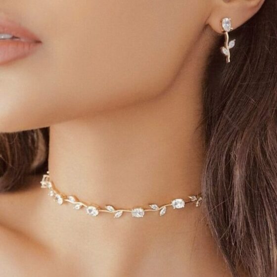 Hoop and stud earrings